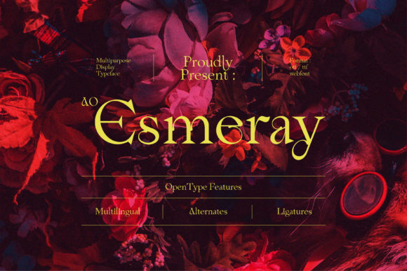 AO Esmeray: A Display Font That Makes Your Brand Feel Instantly Polished