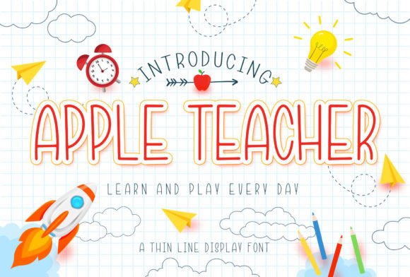 Apple Teacher: A Display Font That Makes Kids’ Content Instantly Recognizable