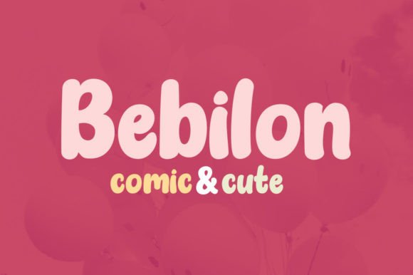 Bebilon: A Warm, Playful Display Font for Joyful Editorial Moments