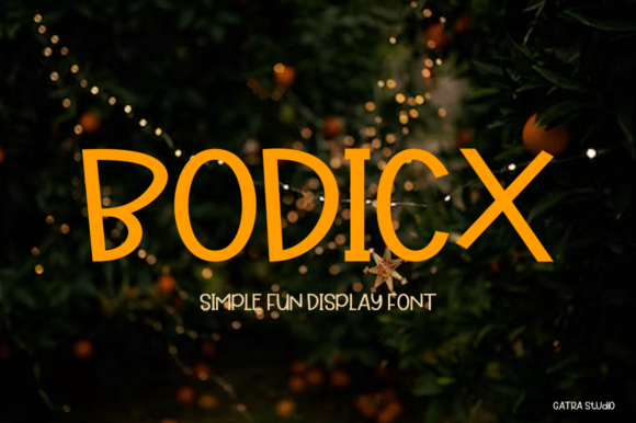 Bodicx: A Modern Display Font for Editorial Impact