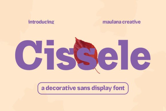 Cissele: A Playful, Polished Display Font for Makers
