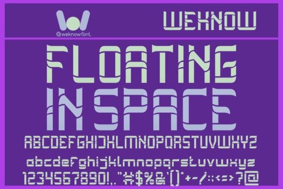 Floating on Space: A Stencil Display Font That Elevates Handmade Goods