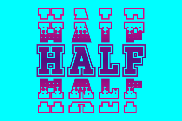 Half: A Display Font That Earns Its Space