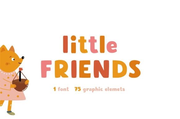 Little Friends: A Playful Handwritten Display Font