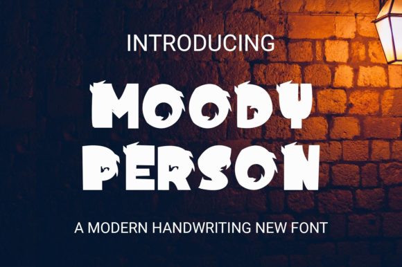 Moody Person: A Display Font for Expressive Digital Branding