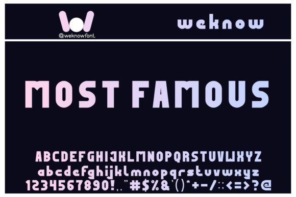 Most Famous Font: A Display Typeface That Elevates Real Small Business Branding