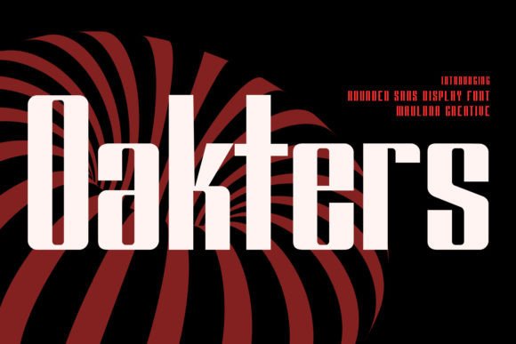 Oakters: A Display Font That Adds Instant Polish to Your Brand