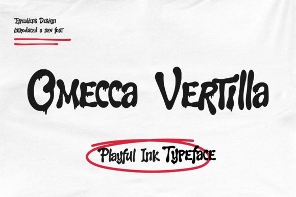 Omecca Vertilla: A Playful Display Font That Lifts Digital Headlines