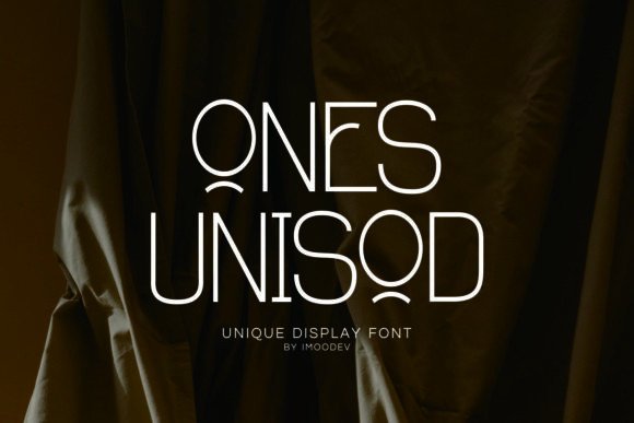 Ones Unisod: A Refined Display Font for Editorial Design