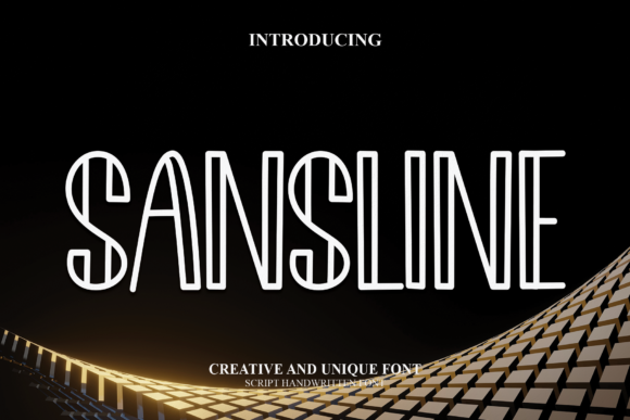 Sansline: A Display Font That Earns Its Space