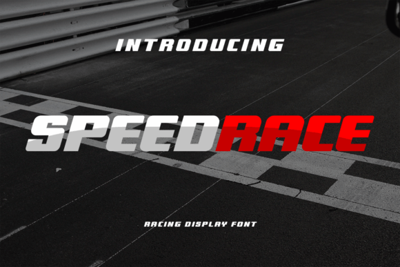 Speedrace: A Bold Display Font for Modern Digital Brands