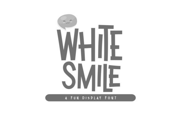 White Smile: A Playful Display Font for Digital Brands