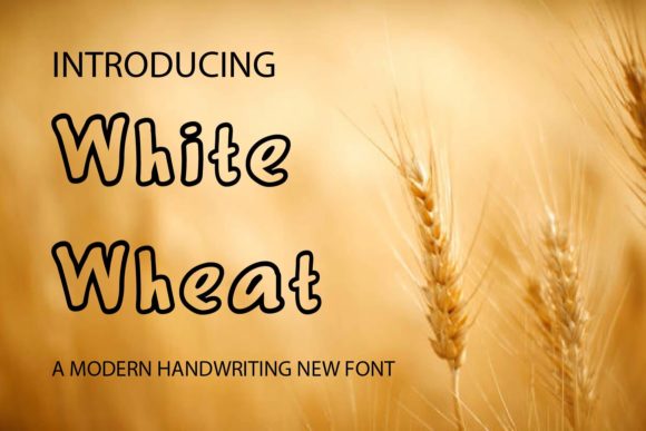 White Wheat: A Friendly Display Font That Elevates Your Brand